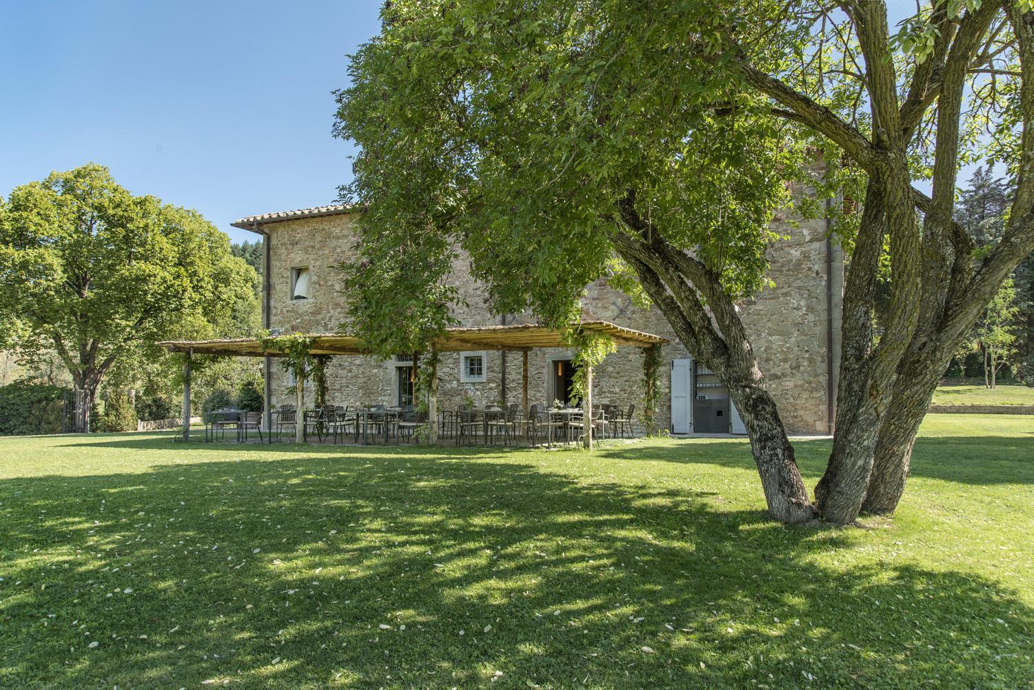 Badia Di Pomaio Hotell Arezzo Eksteriør bilde